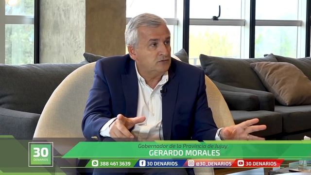 30 DENARIOS - Gerardo Morales / Gobernador de la Provincia de Jujuy 1/3