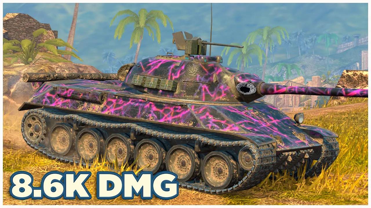 TVP T 50-51  8.6К УРОНА  5 ФРАГОВ  Tanks blitz