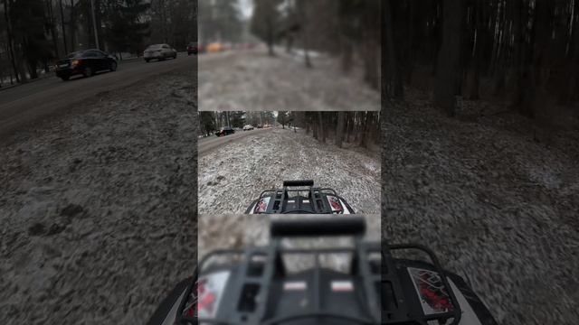 Покатушка на квадрике. Пристальный взгляд ИНСПЕКТОРА ДПС. 👀