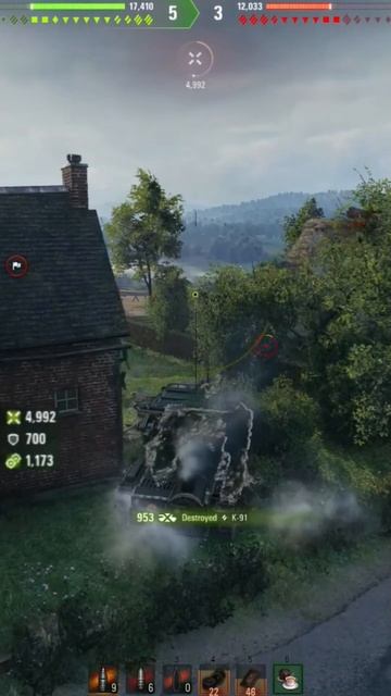 FV4005 Stage II на карте Вестфилд - 9,2k урона #миртанков #worldoftanks #fv4005 #фв4005