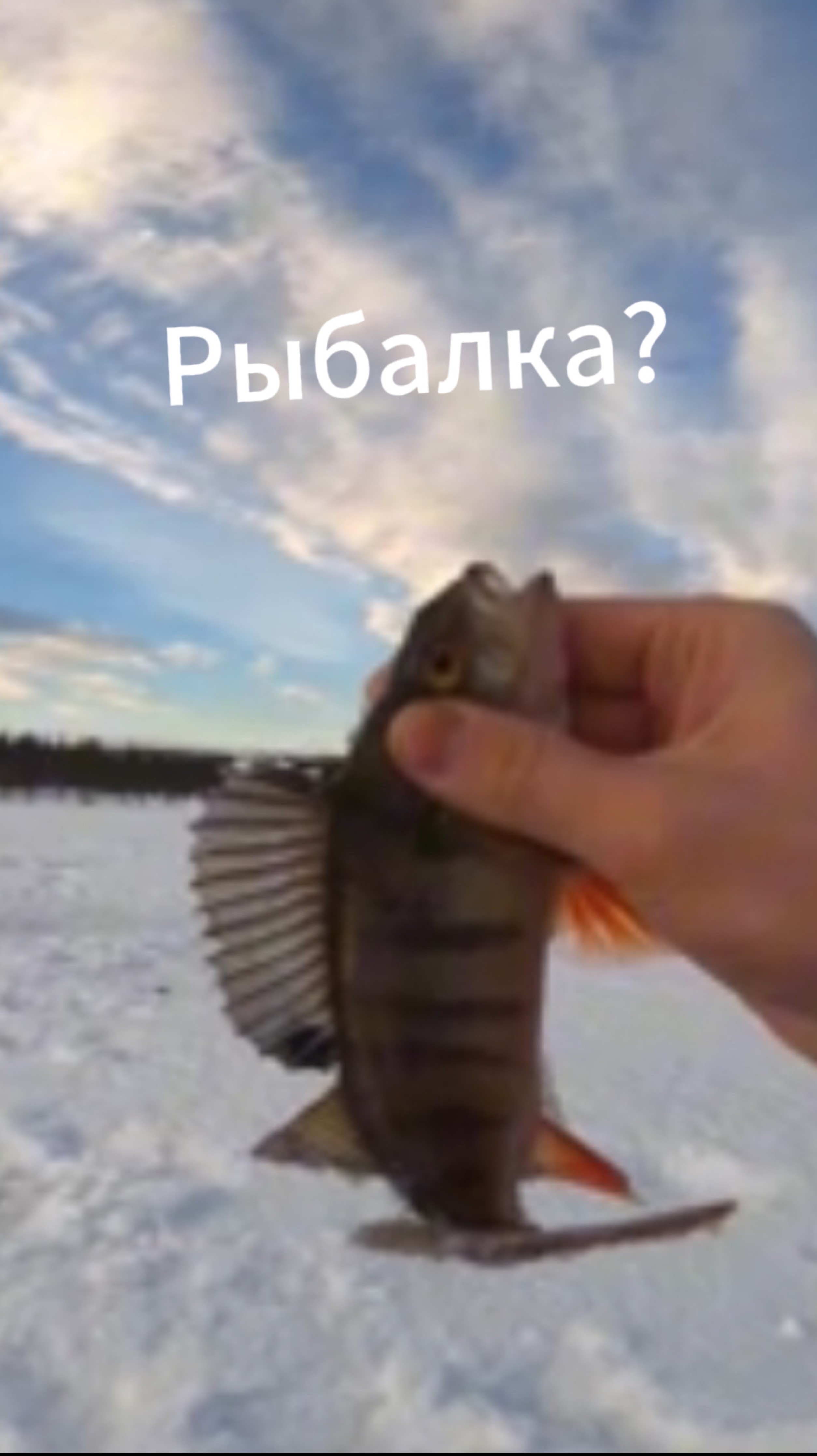 Зимняя рыбалка + прохват. Часть 1.
