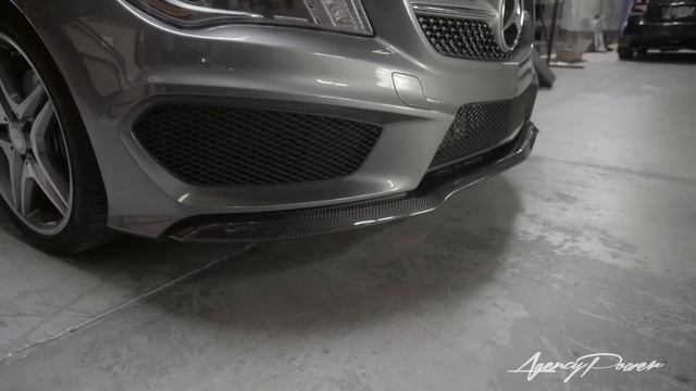 Mercedes CLA250 Fitted with Carbon Fiber Front Lip!