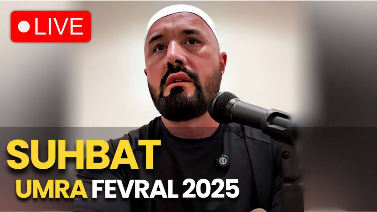 Abror Muxtor Aliy - Live (16 Fevral 2025) СУҲБАТ - Умра зиёратида, Аброр Мухтор Алий