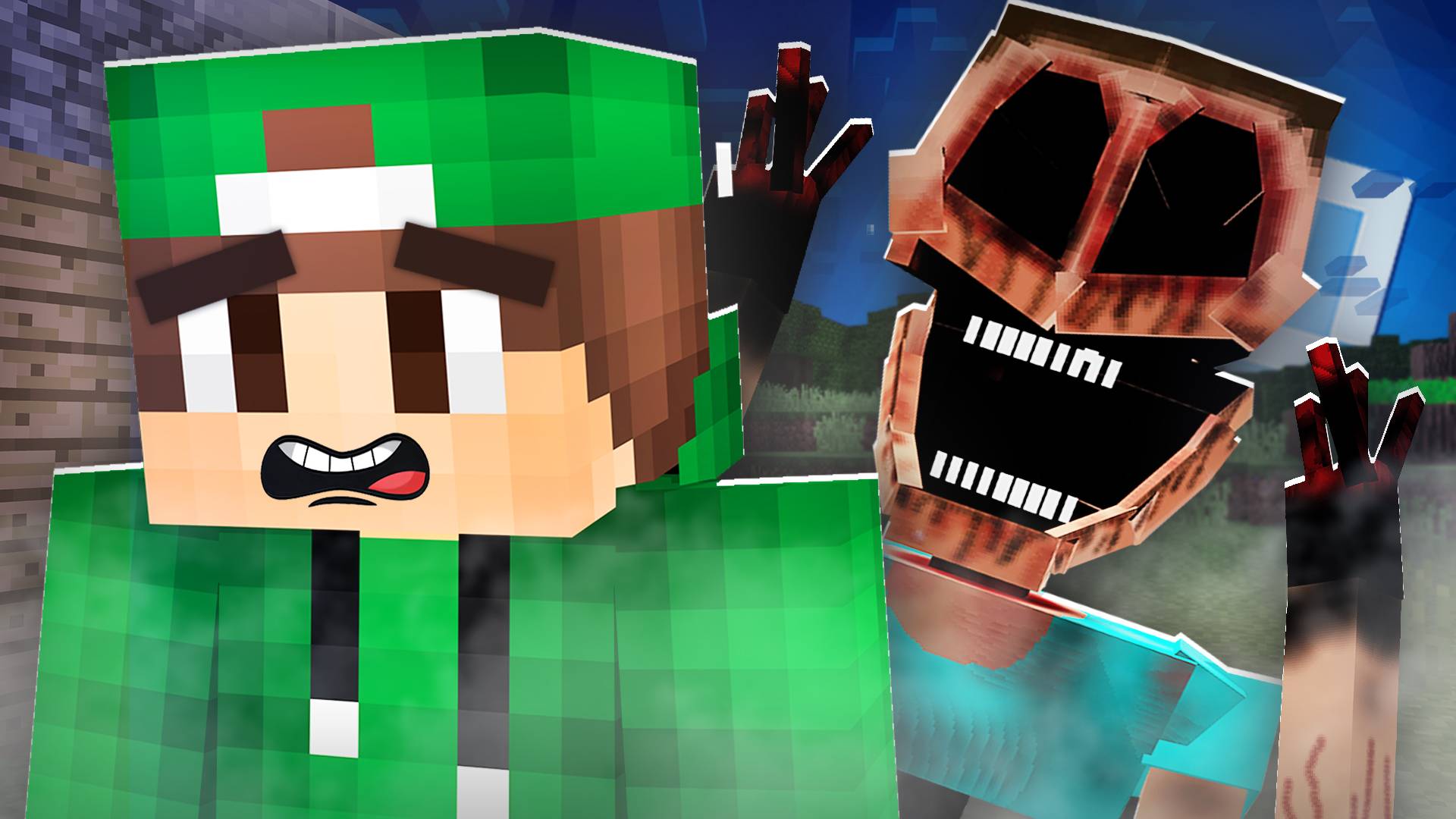 МИМИК ОХОТИТСЯ ЗА МНОЙ В МАЙНКРАФТ | Риколит Minecraft