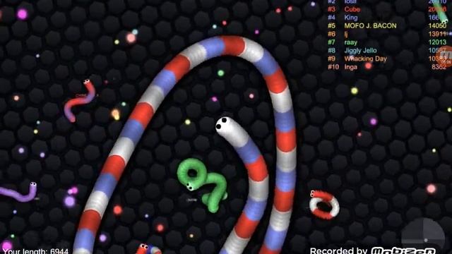 Играю в slither.io  #1