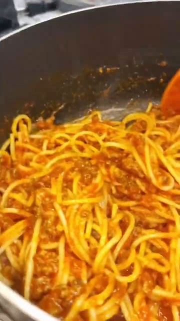 Green beans and Spaghetti