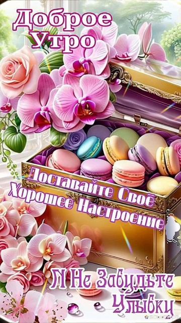 🎀Доброе утро💖 Улыбок, радости в этот день 😊💝