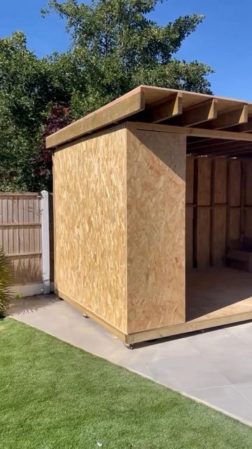 Каркасная беседка с закрытой конструкцией
Закрытая каркасная беседка становится центром внимания