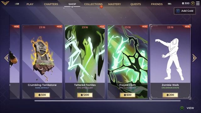 Spellbreak Item Shop reset 10-23-2020