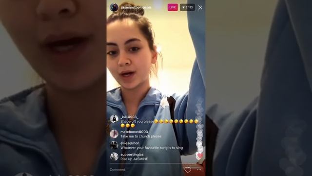 Jasmine Thompson Instagram Live Stream 7 March 2017