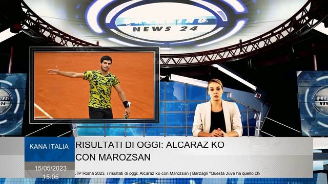 Tennis ATP Roma 2023, i risultati di oggi Alcaraz Ko con Marozsan