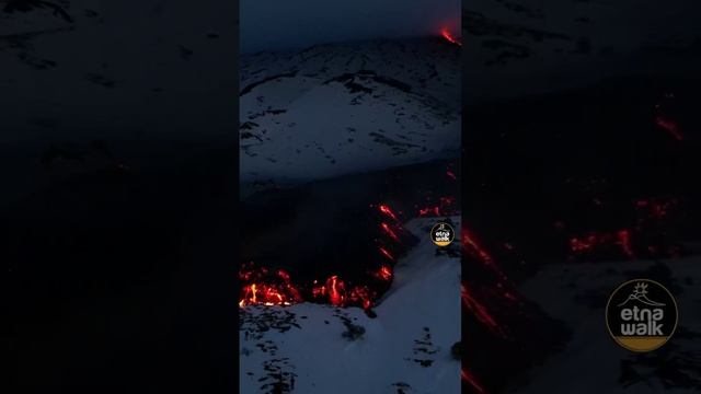Необычайно красивое извержение ЭТНЫ. ФЕВРАЛЬ 2025 1 ч