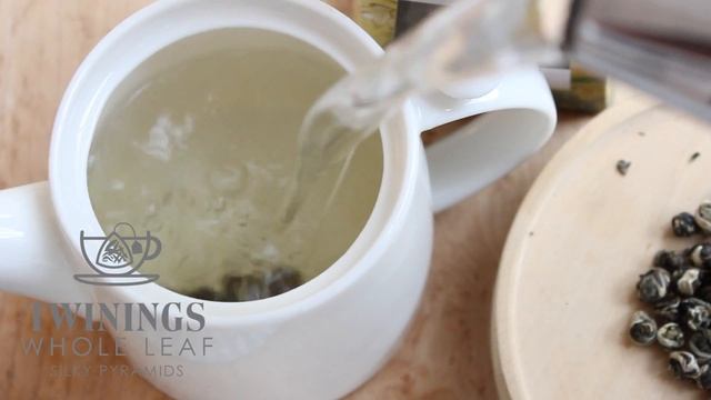 Twinings New Whole Leaf Silky Pyramid Jasmine Pearls Tea