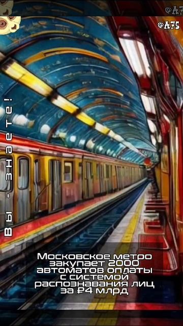 Московское #метро закупает 2000 автоматов #оплаты с системой распознавания лиц за ₽4 млрд