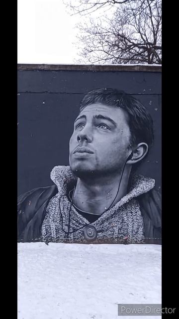 Граффити Сергея Бодрова недалеко от Александро Невской лавры.