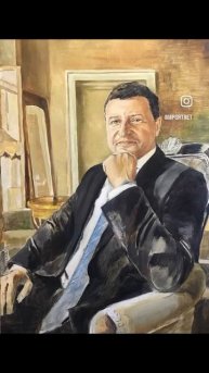 Мужской портрет маслом по фото
