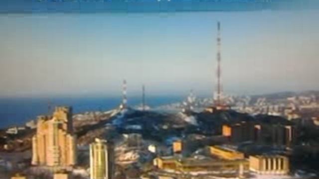 Владивосток бухта Золотой рог стройка моста