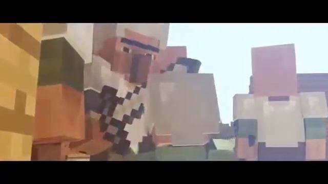 Майнкрафт 'Радиоактивные Драконы' Minecraft Пародия