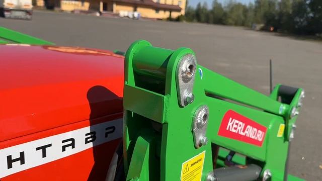 Обзор на навесной фронтальный погрузчик (кун) KERLAND F500