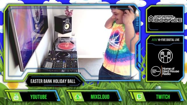 General Bounce Hi Five Digital Easter Bank Holiday Ball live stream, 5th April 2021