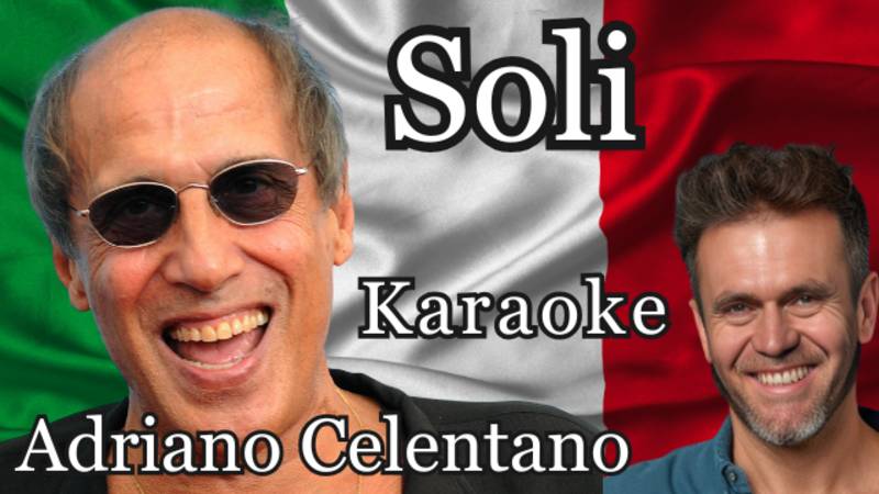 Adriano Celentano - SOLI (Karaoke Version) / Адриано Челентано - СОЛИ (Караоке) / Canzoni italiane