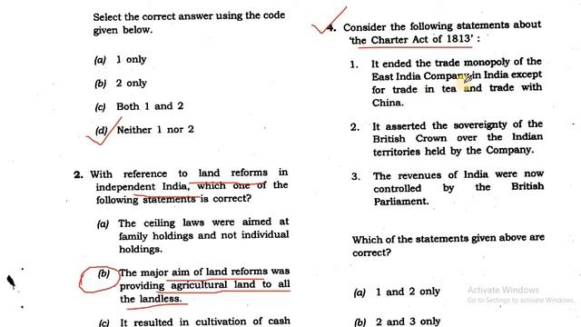 UPSC Prelims 2019【Question 1 to 10】.{Hindi+Eng.} Preparation for UPSC CS 2021.