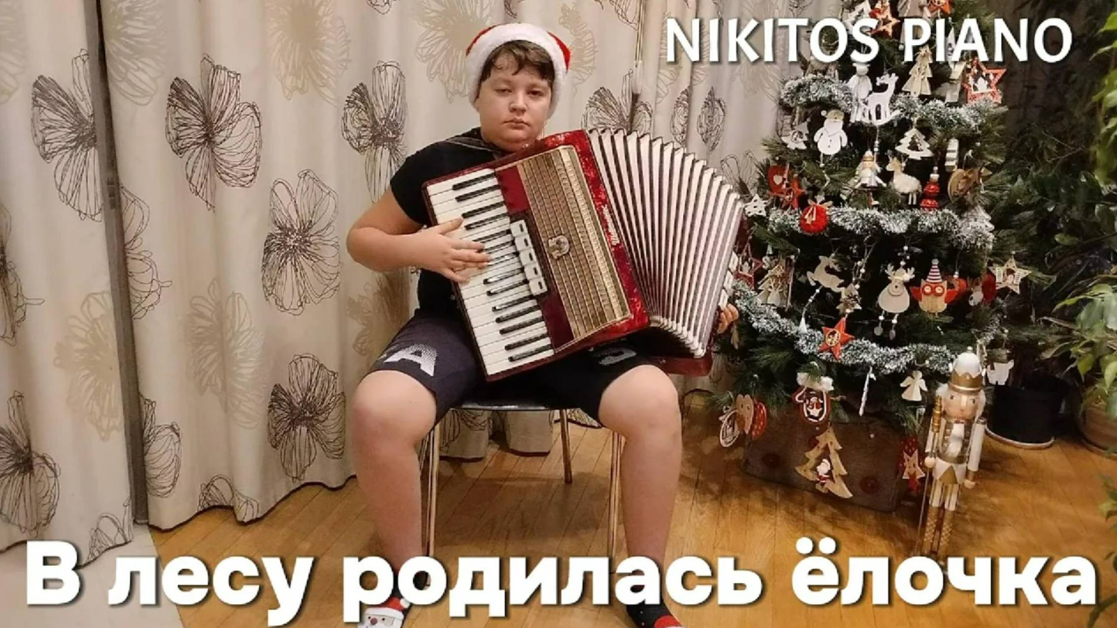 В лесу родилась ёлочка  | Accordion Cover by Nikitos Piano