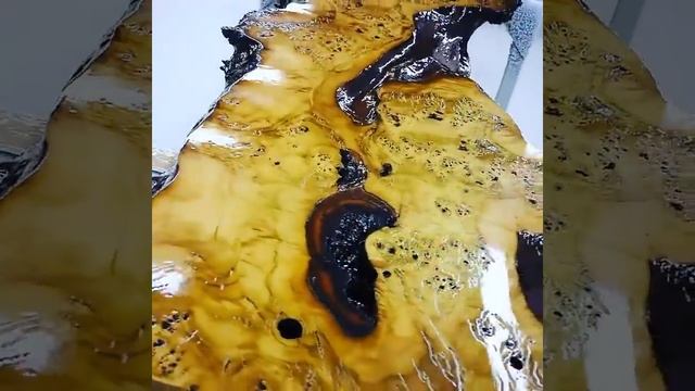 Настенное панно из капа тополя