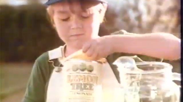 Lipton Lemon Tree Lemonade Mix 1978 Commercial