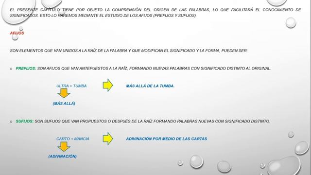 5º Año de Secundaria - Razonamiento verbal: La etimología III - Afijos griegos - VanguardSchools