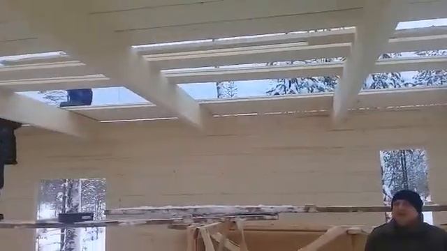 8.02.2019г. Рабочий день. Укладка половиц.