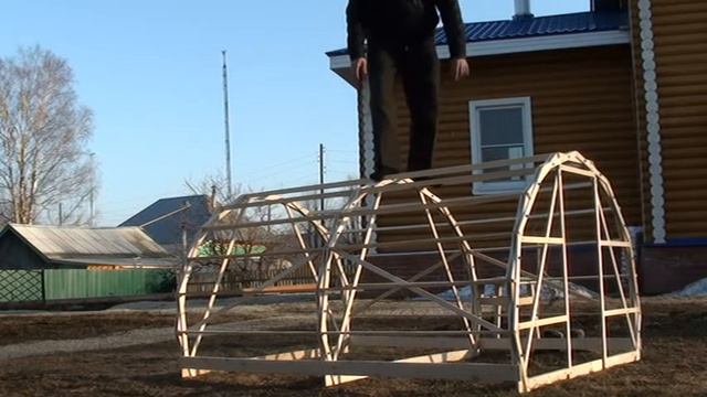 Модель арочной теплицы