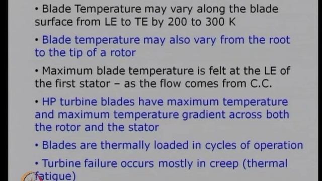 Mod-01 Lec-28 Turbine Blade Cooling Technologies