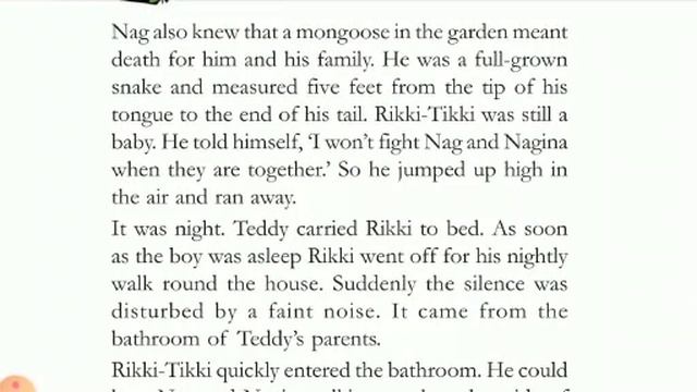 "Rikki Tikki Tawi"   unit  CLASS 5 ENGLISH KERALA board