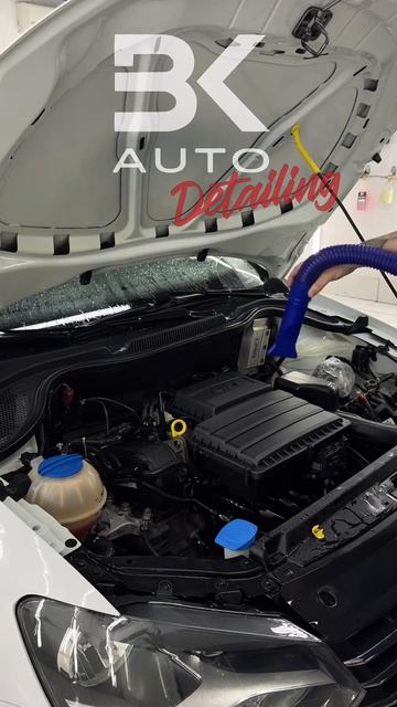 VW POLO мойка двигателя