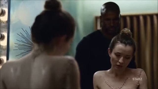 Emily Browning in American Gods 'Alive' clip