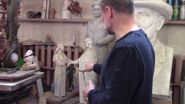 В гостях у скульпторов Горбуновых