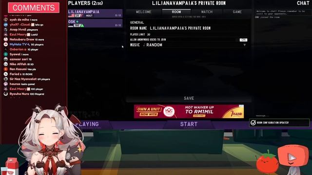 【TETR.IO】Let's play Tetris together with Lili! Part 2 [EN/BM]【MyHolo TV】