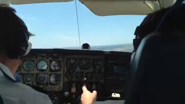RNAV(GNSS) Approach in Beech Baron B55
