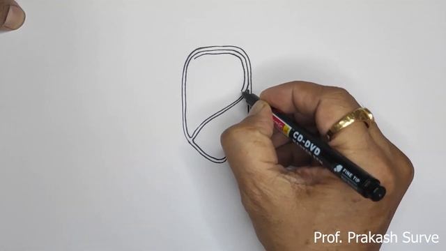 How to draw Monocot seed (Maize) Very Imp Diag (2021) Easy Steps By Prof. Prakash Surve (Moderator)