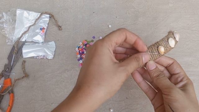Beautiful DIY Headband/JUte ropedband/#CleverCraftingIdeas