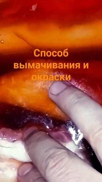 вымачивания и окраска сало #рецепт