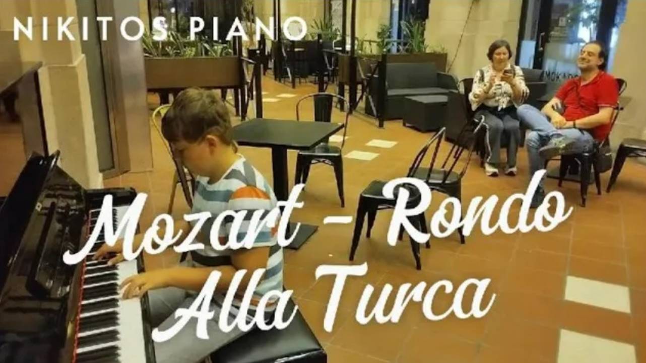 Mozart - Rondo Alla Turca Turkish March | Piano Cover by Nikitos Piano in San Marino
