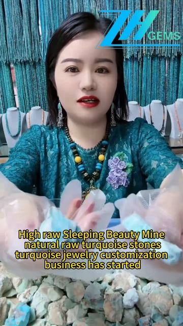2025-0217-02 High raw Sleeping Beauty Mine, natural raw turquoise stones