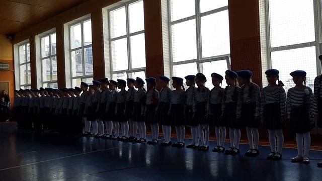 Построение и песня.  2а класс.