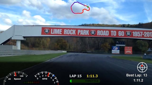 Another Personal Best!!! SCDA @ LIME ROCK PARK, 10/28/17 INT-1