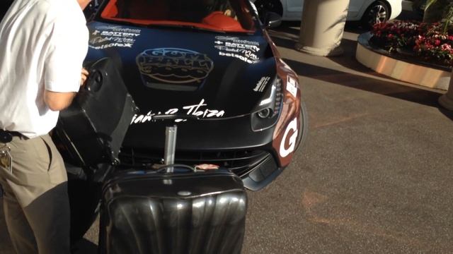 Gumball 3000 2014: Team 77 arriving at The Martinez,Cannes