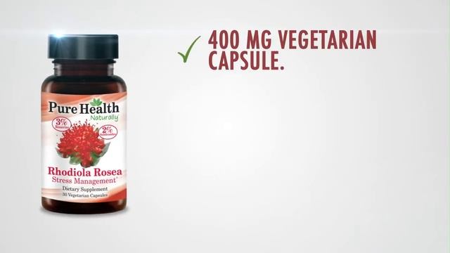 Pure Health Naturally Rhodiola Rosea Root Extract