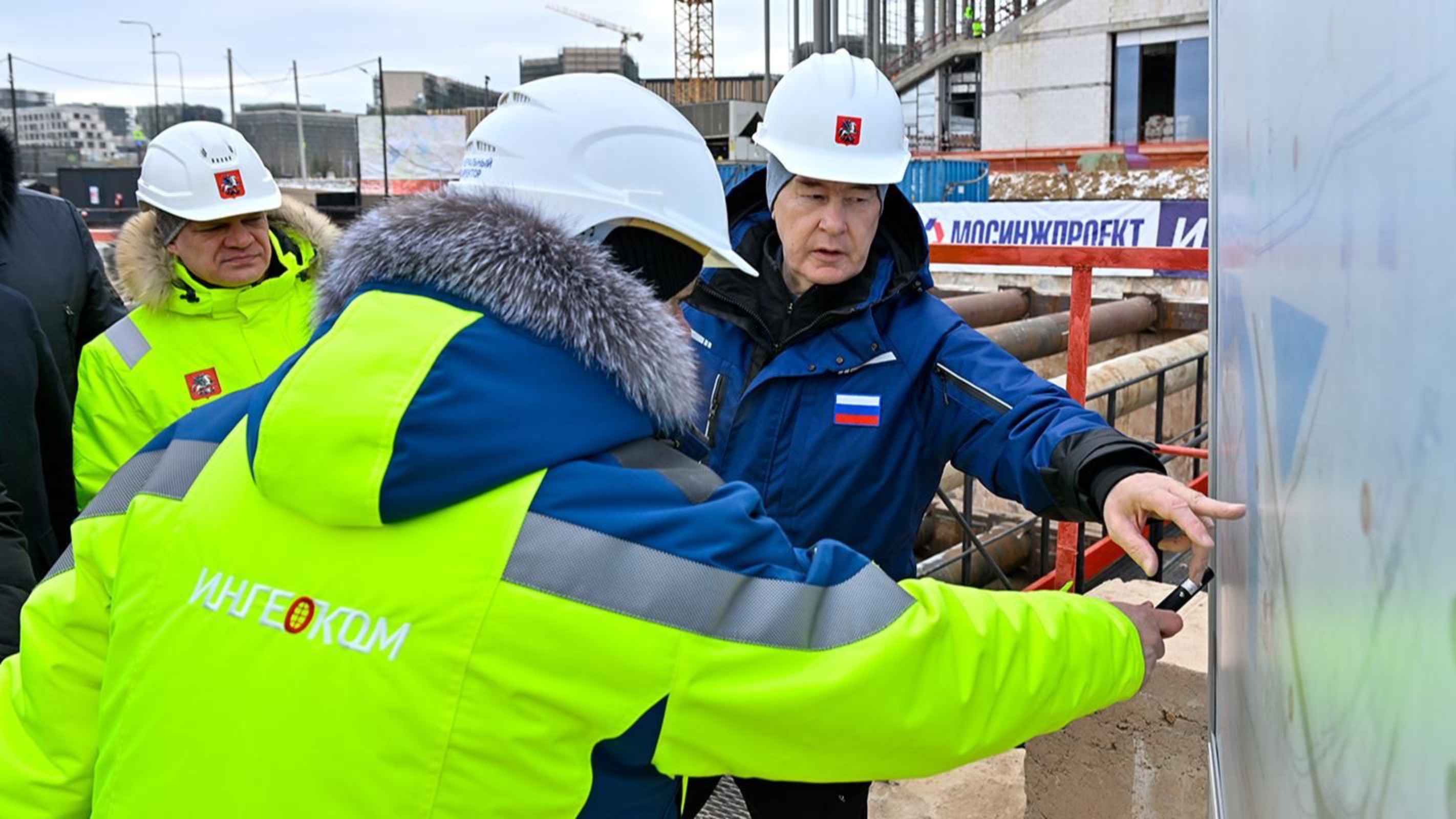 Собянин дал старт проходке нового тоннеля Рублево-Архангельской линии метро