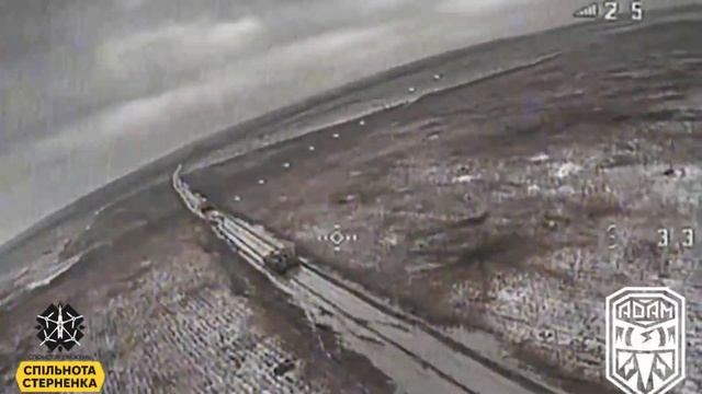 Бронетанковая атака ВС РФ, около н.п. Терны.